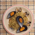 El cooksnap de Juan Fernandez cuando hizo Espaguetis con berberechos y mejillones.