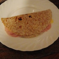 El cooksnap de elvi sanluis cuando hizo Bocaditos de tortitas de jamón, queso y tortilla francesa.