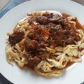 El cooksnap de Juan Manuel Baez cuando hizo Fideos caseros.