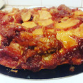 El cooksnap de Mahia Minteguiaga cuando hizo Torta invertida de peras🍐y manzanas🍎 😋.