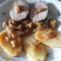 El cooksnap de paquiolivar cuando hizo Lomo relleno a la miel.