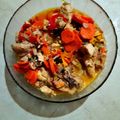 El cooksnap de Lucas Cesca cuando hizo Pollo en escabeche.