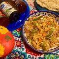 Tanzeena Mukherjee's cooksnap of when they made ভেজিটেবল ও পনির চাউমিন.