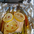 El cooksnap de angelags_86 cuando hizo Salmón en papillote con espárragos y salsa de soja y miel.