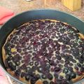 El cooksnap de Francisca Guzmán cuando hizo Kuchen de arándanos.