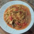 El cooksnap de Solopurés. cuando hizo Arroz caldoso con pollo .