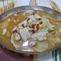 潘俊霖的(簡單料理) 的 麻油松阪豬肉高麗菜湯 cooksnap