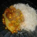 El cooksnap de Solita Janeth cuando hizo Pechugas a la jardinera con lentejas.