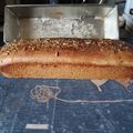 El cooksnap de Evelin Avila cuando hizo Pan integral.