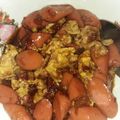 Cooksnap dari Rizha Ulfatul Fitriana untuk resep Tumis sosis telur pedas manis