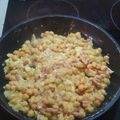 El cooksnap de Juan Pedro Sanchez Alvarez cuando hizo Garbanzos a la carbonara.
