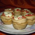 El cooksnap de graciela martinez IG @gramar09ok ☺💗 cuando hizo Muffins de pizzetas rellenas.