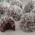 El cooksnap de Ale cuando hizo Trufas fit (Veganas).