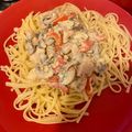 El cooksnap de Katalina Hernandez cuando hizo Pechuga de pollo a la crema.