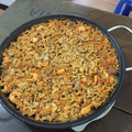 El cooksnap de Enrique cuando hizo Fideua con pescado.