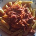 El cooksnap de Laura Pérez cuando hizo Fideos con salsa de carne.