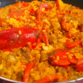 El cooksnap de Esther Ariza Sánchez cuando hizo Arroz con bogavante.