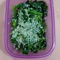 Cooksnap dari Ririn A Pr untuk resep Sigeumchi Namul (Bayam Tumis Wijen)