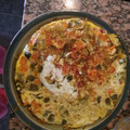 El cooksnap de Micaela Costancio cuando hizo Tortilla de zapallitos verdes.