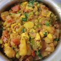 Madhu Jain का कुकस्नैप जब उन्होंने पनीर मिक्स सब्ज़ी (paneer mix sabzi recipe in Hindi) बनाया था।