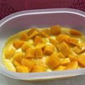 Cooksnap Sharifah Nasyura semasa beliau membuat ‘Lockdown Fruity Custard ‘.