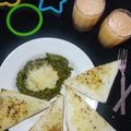 Disha Prashant Chavda's cooksnap of when they made સ્પીનચ ગાર્લિક નુડલ્સ (Spinach Garlic Noodles Recipe In Gujarati).