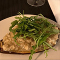 El cooksnap de Gricel Moscatelli cuando hizo Risotto de Berenjena con miel.