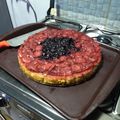 El cooksnap de Oscar Tapia cuando hizo Cheesecake de frutilla (base fría).