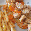 El cooksnap de Marisa Diaz cuando hizo Pechugas de pollo en salsa.