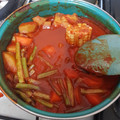 El cooksnap de Yesla Martinez cuando hizo Mole de olla sencillo.