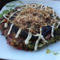 Ozodaxon Rahmonova's cooksnap of when they made Japanese Pancake ‘Okonomiyaki ‘.