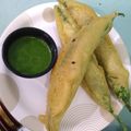 Swati Bharadwaj's cooksnap of when they made জাম্বো চিলি পকোড়া(Jambo chilli pakora recipe in Bengali).