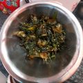 Sheela Biswas 's cooksnap of when they made পালং শাকের ঘন্ট (palong shaker ghanto recipe in Bengali).