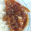 El cooksnap de SULEIKA BUENO AGUDELO cuando hizo Chuletas de cerdo ahumadas a la cola (refresco).