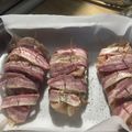 Stasha Morrow's cooksnap of when they made Bacon wrapped, stuffed chicken breast..