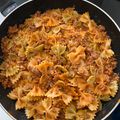 El cooksnap de Marta cuando hizo Pasta boloñesa.
