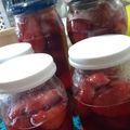 El cooksnap de Ana Cejas Schmoker cuando hizo Frutillas en almíbar.