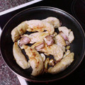 El cooksnap de Elena cuando hizo Solomillo de pollo al whisky.