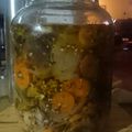 El cooksnap de carboni345 cuando hizo Escabeche de verduras, receta de la abuela.