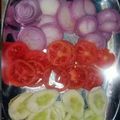 chutki sood's cooksnap of when they made Healthy salad Fruits and vegetables lemon dressing with black.