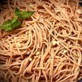 Cooksnap από Lena K στη συνταγή Spaghetti pesto ολικής άλεσης