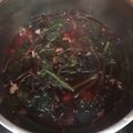 Cooksnap của Quynh Giang khi họ làm theo món Canh rau dền nấu thịt băm