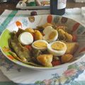 El cooksnap de rodrineda cuando hizo Judías verdes cocidas con jamón y huevo.