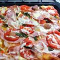 Gazdagné Djinisinka Margit Cooksnap-ja, amikor elkészítette a(z) Tepsis pizza receptet.