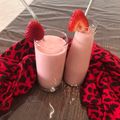Sadaf Jabeen 's cooksnap of when they made Strawberry milk shake.