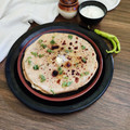 Bijal Thaker's cooksnap of when they made આલુ પરાઠા.