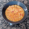 El cooksnap de quemagomas cuando hizo Arroz caldoso de gambas y carabineros.