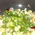 Yasmeen Mansur's cooksnap of when they made வெங்காயத்தாள் கீரை பொரியல்.