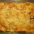Marina's cooksnap of when they made Nikki's peach cobbler.