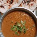 Manoj Kumar 's cooksnap of when they made Dal Makhani with Garlic Naan.